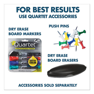Quartet® Bulletin-dry-erase Board, Melamine-cork, 48 X 36, White-brown, Oak Finish Frame freeshipping - TVN Wholesale